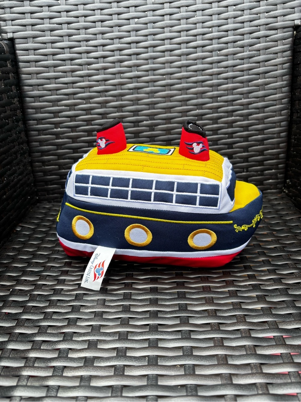 Disney Cruise Line Ship Plush Boat Embroidered Mickey Mouse Retired EUC - Picture 3 of 4